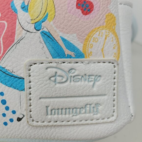 Loungefly Disney Alice In Wonderland Convertible Mini Bag Backpack - Picture 15 of 15